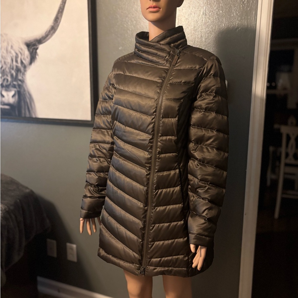 Eddie Bauer Women's Down Puffer Jacket - Copper/Brown